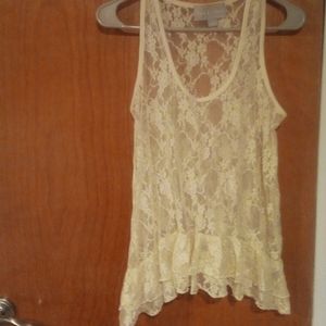 Lace tank
